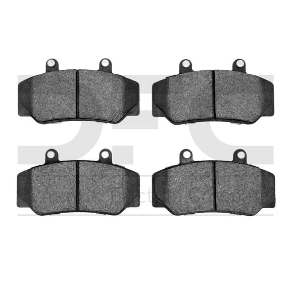 Dynamic Friction Company 5000 Advanced Brake Pads - Semi Metallic 1551-0492-00-Front Set For 1983-1990 Volvo 760, 1985 Volvo 745, 1985-1991 Volvo 740, 1987-1991 Volvo 780