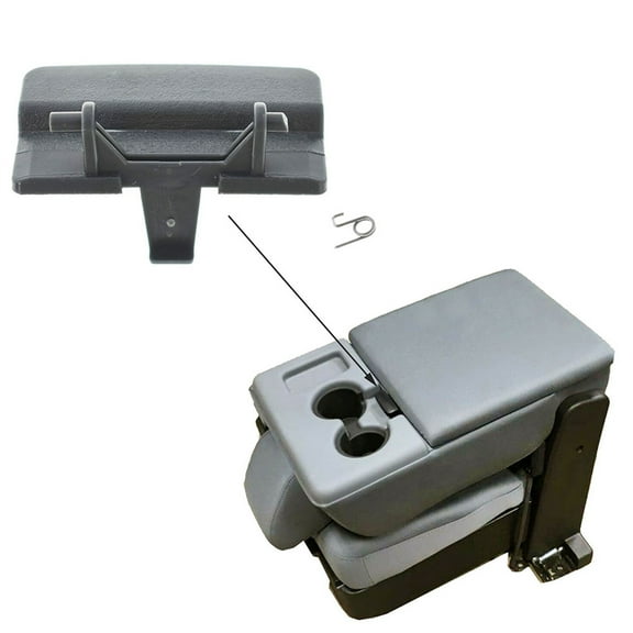 SEBLAFF Center Console Seat Lid Latch Replacement for 2010-2018 Ford F-150 Gray BL3418672A66