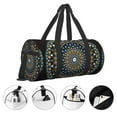 thumbnail image 5 of Gaeub Dot Mandala Lightweight Travel Cylinder Bag Gym Tote Bag Sports Training Duffle Bag with Pockets and Straps, 5 of 8