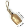 thumbnail image 5 of Fiudx Christmas decorations,Set Of 3 Christmas Bell Brass Cow Shabby Style Rustic Metal Hanging Giant Cow Bells Decor,Christmas Decor Clearance, 5 of 7