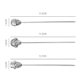 thumbnail image 2 of 30pcs Stainless Steel Skull Cocktail Picks for Drinks Reusable Toothpicks Fruit Sticks, 2 of 5