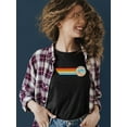 thumbnail image 2 of Retro Dippin' Dots Ice Cream Stripes - Cool Summer Graphic Women's T-shirt, 2 of 4