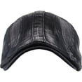 thumbnail image 3 of Solid Washed Gatsby Cap Mens Denim Hat Golf Driving Summer Cabbie Newsboy, 3 of 7