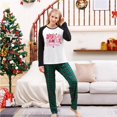 thumbnail image 1 of TIMIFIS Pyjamas de Noël pour Femmes Ensembles de Pyjamas Assortis pour la Famille Femmes Décontracté de Noël Imprimé Col Rond Manches Longues Haut et Pantalon Long Tenue d'Intérieur Cadeaux de Noël, 1 of 6
