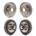 thumbnail image 1 of CMX Front Rear Disc Brake Rotors Drums Kit for Car 2003-2005 Kia Rio Non-ABS K8-102026, 1 of 11