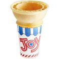 thumbnail image 6 of JOY #60 Flat Bottom Jacketed Cake Cone - 484/Case | Ideal for Multi-Scoop Treats, 6 of 6