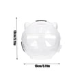 thumbnail image 3 of Cat Bathing Supplies, Cat Cones After Surgery, Cat Recovery Collar, Cat Muzzle for Grooming, Adjustable Quick Release Buckle, Khaki Solid Shade, Bite Scratch Blocking, 1 Pc, 3 of 7