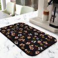 thumbnail image 2 of 2 Pack Washable Rubber Leaves Multicolored Flower Dish Drying Mats for Kitchen Counter Home Large Coffee Bar Pad Accessories and Decor for Utensils Stemware (2pcs 18''x24''+19.5''x12''), 2 of 6