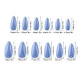 Nails Tips Ballerina Shape Nail Practice Sticks Clear on Nails Coffin ...