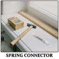 thumbnail image 3 of HONMEET Steel Umbrella Spring Connector for Outdoor Use 360 Degree Rotation White Umbrella Pole Accessory, 3 of 8