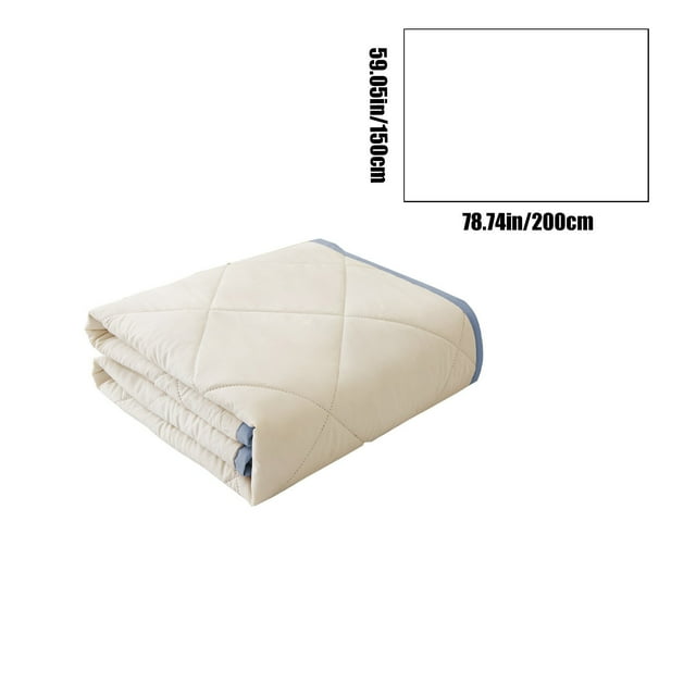 Clearance,Throw Blanket For Couch,Double Sided Summer Washed Cotton Conditioned Quilt Summer Cool Quilt Machine Washable Single Thin Quilt Quilt Core Student Bedroom Dormitory Summer Quilt
