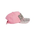 thumbnail image 4 of Top Headwear Rams Rhinestone Gem Studded Baseball Cap - Pink, 4 of 4