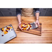 Brod & Taylor Bench Knife and Dough Scraper in Stainless Steel With an Ergonomic Silicone Handle