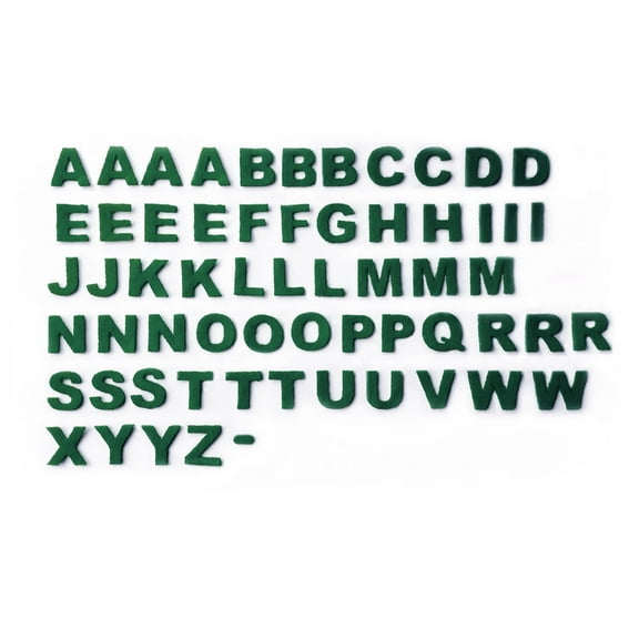 Felt Letters - GREEN