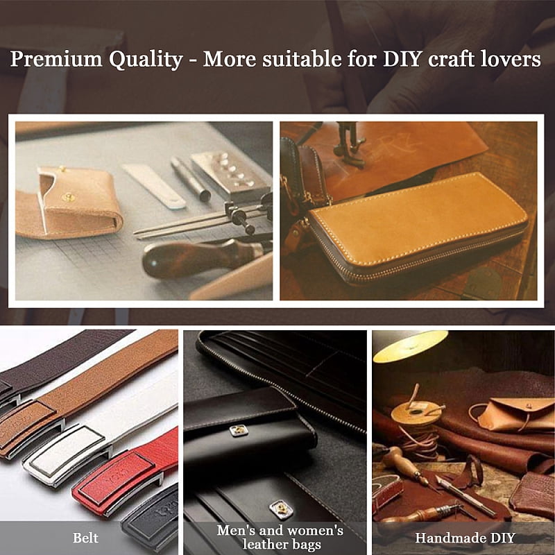 Imitation Leather Fabric for Garment Accessories Coconut Brown 135x30x0.12cm for DIY Imitation Leather
