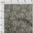 thumbnail image 1 of oneOone Cotton Flex Medium Gray Fabric Floral Craft Projects Decor Fabric Printed By The Yard 40 Inch Wide, 1 of 4