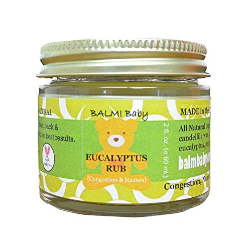 BALM! Baby EUCALYPTUS RUB Natural Chest & Tummy Rub for Stuffy Noses
