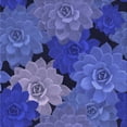 thumbnail image 1 of Ahgly Company Machine Washable Indoor Square Transitional Sapphire Blue Area Rugs, 7' Square, 1 of 7