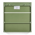 thumbnail image 5 of Ktaxon Fluted Bathroom Cabinet Wall Mount, Medicine Cabinet Storage Organizer with Single Door and Adjustable Shelves, Green, 5 of 15