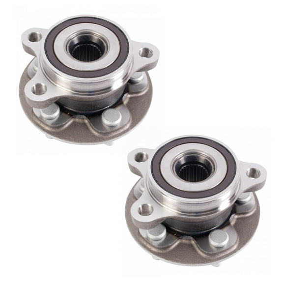 TRQ Front Wheel Bearing & Hub Assembly Set Fits 2016-2020 Toyota Prius BHA31376
