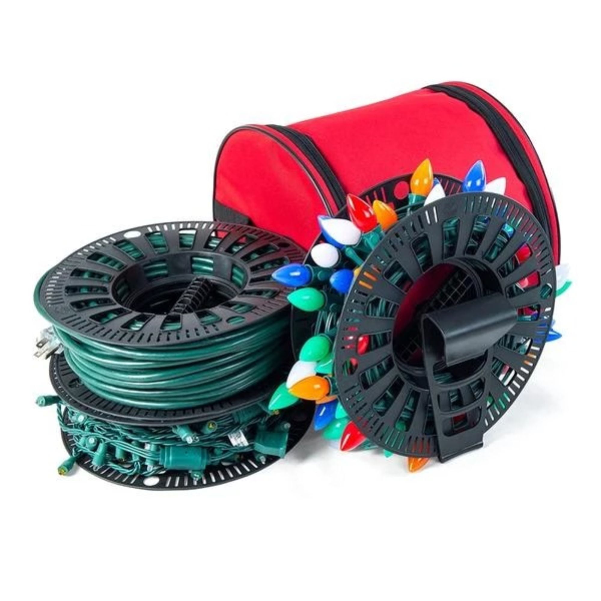 12.5" Install N Store Christmas Light Storage Reel and Bag