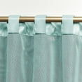 thumbnail image 4 of Exclusive Home Bliss Room Darkening Room Blackout HIdden Tab Top Curtain Panels, 54"x84", Aqua, Set of 2, 4 of 9