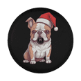 thumbnail image 2 of Lotusprinthandmade Christmas Gifts For French Bulldog Lovers Owner Spare Tire Cover With Backup Camera Hole 6 Sizes (34 in. V2), 2 of 7