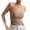 Khaki, variant on Staron Women's Casual Sling Tank Top Solid Color Basic Round Neck Sleeveless Comfy Loose Fit with Pockets, Khaki XXL
