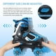 thumbnail image 4 of Patines de ruedas para niños, color azul, para adolescentes, jóvenes de 10, 11 y 12 años, ruedas ajustables con iluminación, deportes de interior y exterior, regalo de cumpleaños para hijo y nieto, 4 of 6