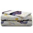 thumbnail image 2 of Disney Pixar Wish Shine On Star Purple 3 Piece Twin Sheet Set, 100% Microfiber, 2 of 4