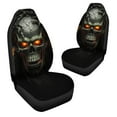 thumbnail image 3 of Chririnla 2 PCS Car Seat Covers Cool Punk Skull Print Front Auto Seat Cover, Breathable Car Bucket Seats Protector Covers Universal Fit for SUV Sedan Van, 3 of 7