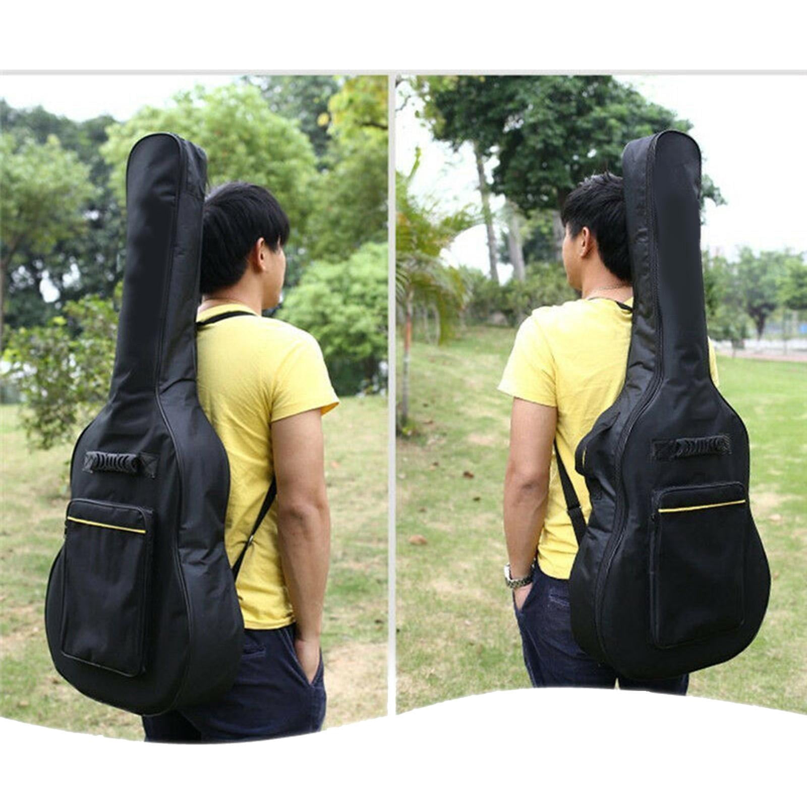 LeeQinersw Lightweight Waterproof Travel 41'' inch Guitar Case Oxford Cloth Padded Shoulder