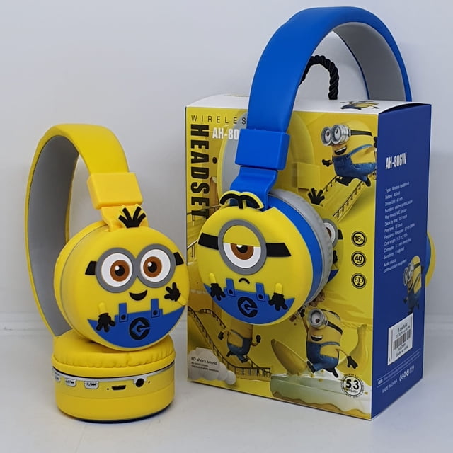 DIADEMA BLUETHOOTH INFANTIL MINIONS