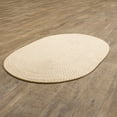 thumbnail image 3 of Lorie Country Beige Braided Area Rug 2' x 3' Oval, 3 of 5