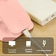 thumbnail image 5 of Ventilador USB con clip y batería | Ventilador portátil de escritorio de 3 velocidades para oficina, dormitorio y viajes | Recargable de 1200 mAh, funcionamiento silencioso, cabezal móvil y soporte, 5 of 6