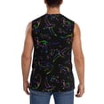 thumbnail image 4 of Fotbe Dinosaur Men's Camiseta sin Mangas Estampada para Hombres, Playera Casual para Gimnasio, Entrenamiento, Playa-XX-Large, 4 of 7