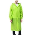 thumbnail image 2 of Jalioing Mens Rain Jacket Electric Tricycle Waterproof Hoodies Long Sleeve Outdoor Button down Raincoat, 2 of 3