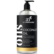 Artnaturals Premium Fractionated Coconut Oil for Hair and Skin or Diluting Aromatherapy Essential Oils (16 oz / 473 ml)
