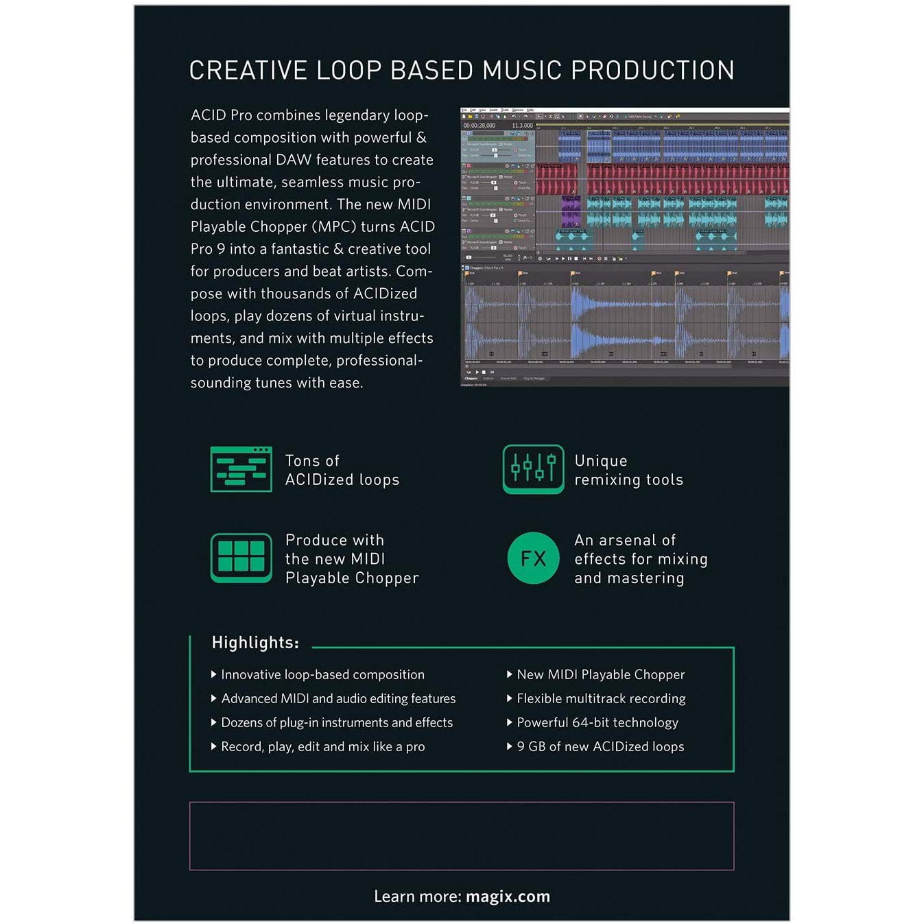 acid pro 8 audio dropping out