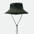 thumbnail image 7 of QASIEATN Women's and Men's Beach Hats Wide Brimmed Breathable Sun Hat Summer Outdoor Fishing Caps Solid Vacation Bucket Hat, 7 of 7