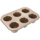 thumbnail image 1 of VORCOOL Canele Cake Mold 6-Cup Non-stick Carbon Steel Baking Pan Cupcake Muffin Bakeware, 1 of 4