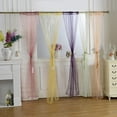 thumbnail image 3 of Groomer Solid Sheer Voile Window Treatment Curtains, 39.4” x 78.8”, 3 of 10