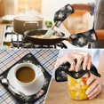 thumbnail image 4 of Pioneer Flower Kitchen Oven Mitt and Pot Holder Sets 2 Pcs for Baking, Cooking and Grilling, Heat Resistant Up To 392 °F, 4 of 7