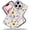 Aesthetic Sunflowers Wild Flower Pink, variant on Case for iPhone 15 Plus 14 Plus, Compatible with MagSafe, Transparent Black Snakes Tattoo for Women Girls Slim Hard Back Case for iPhone 15 Plus 14 Plus, Pink