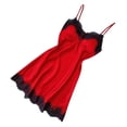 thumbnail image 4 of Lencería de encaje Baoblaze Ropa de dormir de pijama para mujer Rojo, 4 of 8