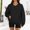Black, variant on Crew Neck Sweatshirts Women Pullover Loose Fit Long Sleeve Tops Womens Sweatshirts No Hood Unisex Adult Fleece Crewneck Sweatshirt