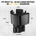 thumbnail image 3 of Car Cup Holder - 2-In-1 Vehicle Drink Holder With Adjustable Base, Multifunctional Organizer For Auto, Universal Fit For Most Cars, Trucks, Suvs, 3 of 8