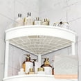 thumbnail image 5 of 4-Tier Corner Shelving Unit, Waterproof and Rust-Proof Plastic Standing Clothes Rack Shoes Shelf Organizer for Kitchen and Living Room, 5 of 6