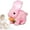 Pink, variant on My Realistic Bunny Toy, Interactive Bunny Realistic Bunny - Jumping, Twitching, And Shaking Ears, Bunny Realistic Bunny Toy, Bunbi Realistic Bunny, Realistic Bunny Toys for Kids(White)