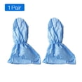 thumbnail image 1 of Un par de cubiertas de zapatos médicos desechables a prueba de polvo y antimicrobianos. Cubierta de zapatos y botas protectoras médicas azules. Cubierta de zapatos largos no tejidos. Irfora Cubrezapatos, 1 of 7